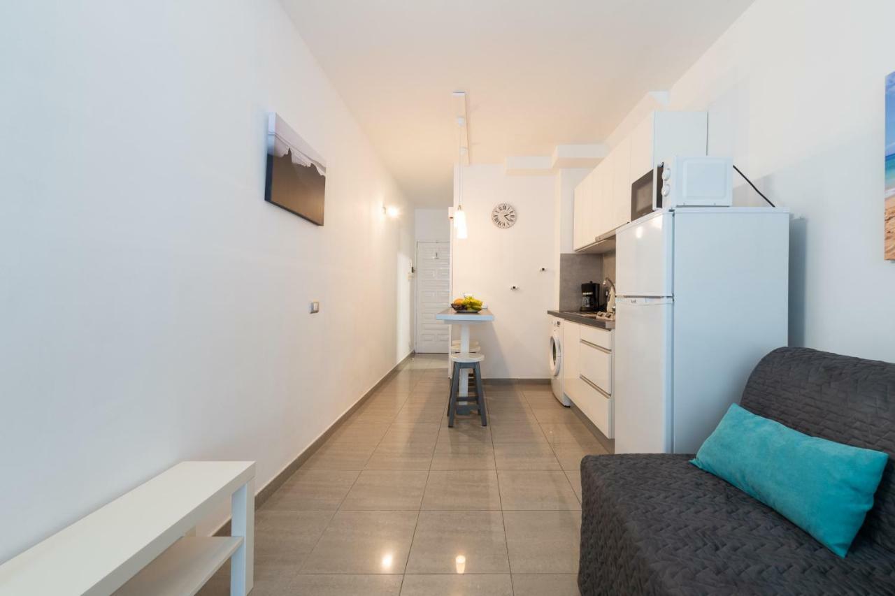 Апартаменты 1St Line Studio Las Canteras Beach - Wifi Лас-Пальмас-де-Гран-Канария Экстерьер фото