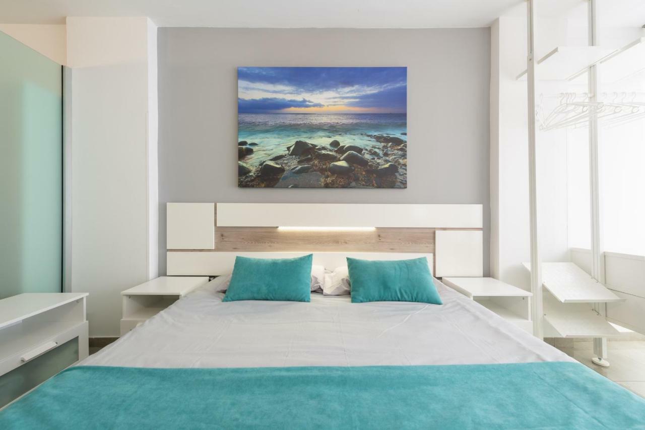 Апартаменты 1St Line Studio Las Canteras Beach - Wifi Лас-Пальмас-де-Гран-Канария Экстерьер фото