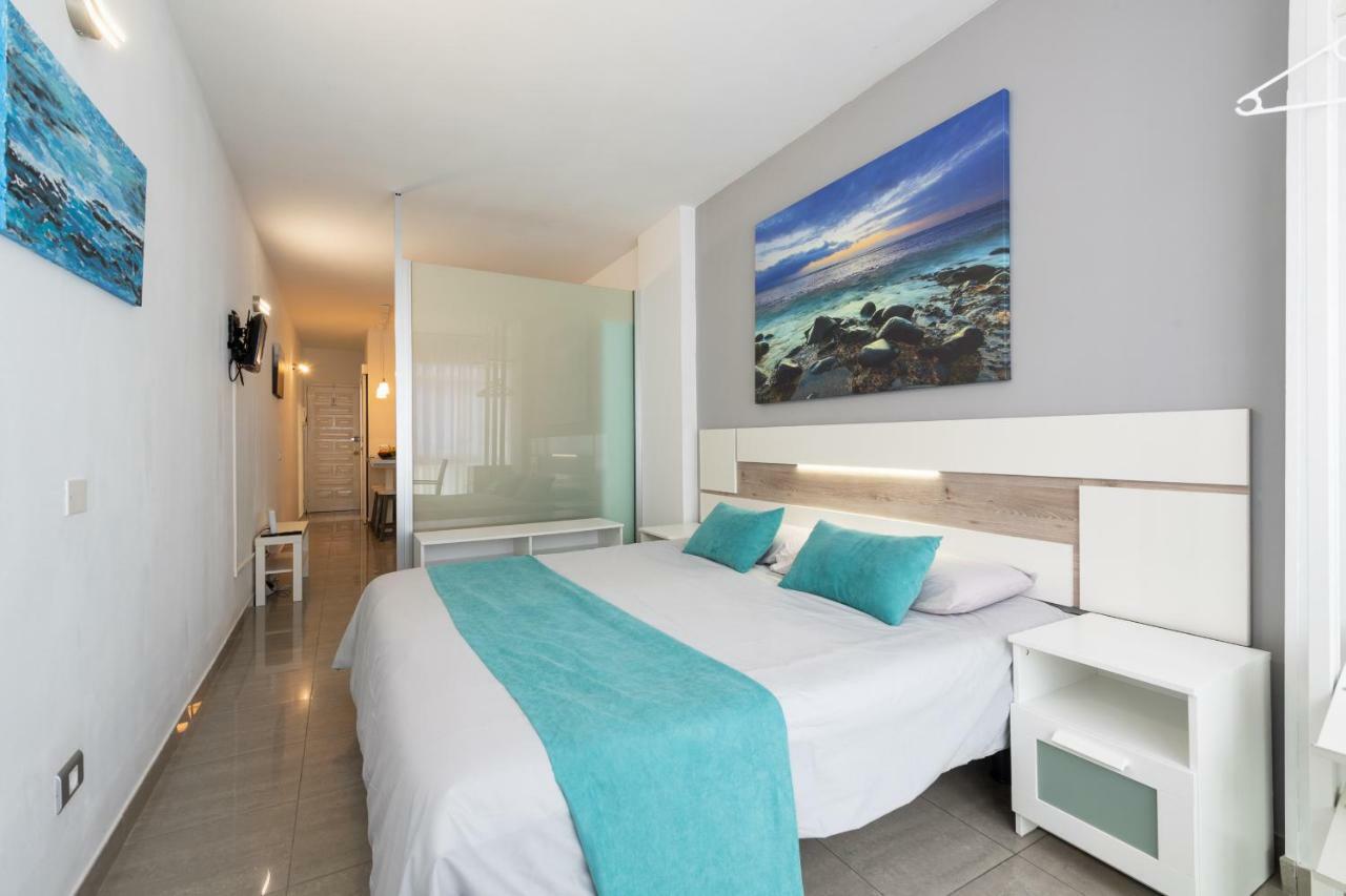 Апартаменты 1St Line Studio Las Canteras Beach - Wifi Лас-Пальмас-де-Гран-Канария Экстерьер фото