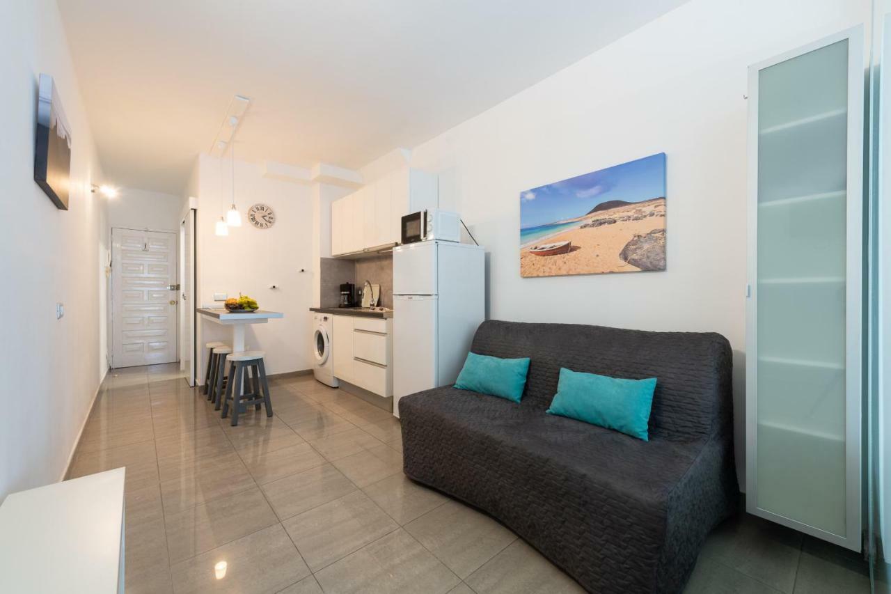 Апартаменты 1St Line Studio Las Canteras Beach - Wifi Лас-Пальмас-де-Гран-Канария Экстерьер фото